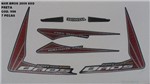 Ficha técnica e caractérísticas do produto Faixa Nxr 150 Bros Esd 09 - Moto Cor Preta - Kit 998 - Jotaesse