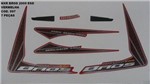 Ficha técnica e caractérísticas do produto Faixa Nxr 150 Bros Esd 09 - Moto Cor Vermelha - Kit 997 - Jotaesse