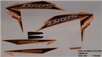 Ficha técnica e caractérísticas do produto Faixa Nxr 150 Bros Esd 10 - Moto Cor Laranja - Kit 894 - Jotaesse