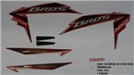 Ficha técnica e caractérísticas do produto Faixa Nxr 150 Bros Esd Mix 10 - Moto Cor Vermelha - Kit 904 - Jotaesse