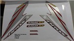 Ficha técnica e caractérísticas do produto Faixa Nxr 150 Bros Ks 08 - Moto Cor Vermelha - Kit 826 - Jotaesse