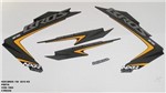 Ficha técnica e caractérísticas do produto Faixa Nxr 150 Bros Ks 12 - Moto Cor Preta - Kit 1065 - Jotaesse