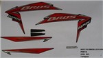 Ficha técnica e caractérísticas do produto Faixa Nxr 150 Bros Ks 10 - Moto Cor Preta - Kit 893 - Jotaesse