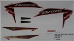 Ficha técnica e caractérísticas do produto Faixa Nxr 150 Bros Ks Mix 10 - Moto Cor Vermelha - Kit 901 - Jotaesse