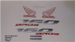 Ficha técnica e caractérísticas do produto Faixa Nxr 160 Bros 15 - Moto Cor Vermelha - Kit 1177 - Jotaesse