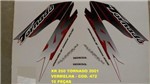 Faixa Xr 250 Tornado 01 - Moto Cor Vermelha - Kit 472 - Jotaesse