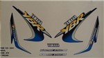 Ficha técnica e caractérísticas do produto Faixa Ybr 125 01 - Moto Cor Azul (476 - Kit Adesivos) - Jotaesse