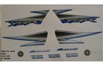 Ficha técnica e caractérísticas do produto Faixa Ybr 125 05 - Moto Cor Azul (640 - Kit Adesivos) - Jotaesse