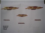 Ficha técnica e caractérísticas do produto Faixas Biz 100 Es 03 - Moto Cor Vermelha - Kit 560 - Jotaesse