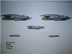 Ficha técnica e caractérísticas do produto Faixas Biz 100 Ks 04 - Moto Cor Verde - Kit 598 - Jotaesse