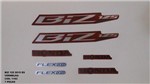Ficha técnica e caractérísticas do produto Faixas Biz 125 Es 15 - Moto Cor Vermelha - Kit 1193 - Jotaesse