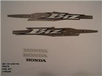 Ficha técnica e caractérísticas do produto Faixas Biz 125 Ks 09 - Moto Cor Prata - Kit 857 - Jotaesse