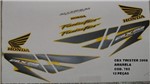 Ficha técnica e caractérísticas do produto Faixa Cbx 250 Twister 08 - Moto Cor Amarela - Kit 785 - Jotaesse