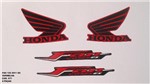 Ficha técnica e caractérísticas do produto Faixas Cg 125 Fan Es 11 - Moto Cor Vermelha - Kit 977 - Jotaesse