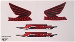 Ficha técnica e caractérísticas do produto Faixas Cg 125 Fan Ks 11 - Moto Cor Vermelha - Kit 974 - Jotaesse