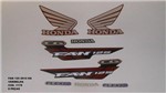 Ficha técnica e caractérísticas do produto Faixas Cg 125 Fan Ks 15 - Moto Cor Vermelha - Kit 1179 - Jotaesse