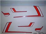 Ficha técnica e caractérísticas do produto Faixas Cg 125 Ml 85 - Moto Cor Preta - Kit 57 - Jotaesse