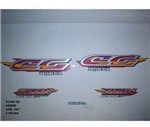 Ficha técnica e caractérísticas do produto Faixa Cg 125 Titan 98 - Moto Cor Verde (347 - Kit Adesivos) - Jotaesse
