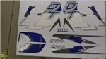 Ficha técnica e caractérísticas do produto Faixas Dt 200r 98 - Moto Cor Azul (354 - Kit Adesivos) - Jotaesse