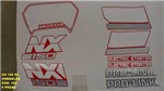 Ficha técnica e caractérísticas do produto Faixas Nx 150 89 - Moto Cor Vermelha (154 - Kit Adesivos) - Jotaesse