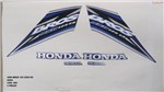 Ficha técnica e caractérísticas do produto Faixas Nxr 125 Bros Es 05 - Moto Cor Azul - Kit 662 - Jotaesse