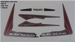 Ficha técnica e caractérísticas do produto Faixas Nxr 150 Bros Esd 09 - Moto Cor Preta - Kit 998 - Jotaesse
