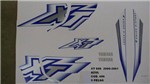 Ficha técnica e caractérísticas do produto Faixas Xt 600 00/01 - Moto Cor Azul (686 - Kit Adesivos) - Jotaesse