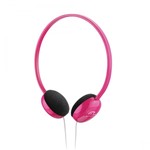 Ficha técnica e caractérísticas do produto Fone de Ouvido Headphone P2 3,5mm Rosa PH065 - Multilaser