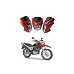 Ficha técnica e caractérísticas do produto Frente Farol Completa Honda Nxr 160 Bros Vermelho