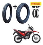 Ficha técnica e caractérísticas do produto Combo Pneus Honda Nxr 160 Bros 160 Dianteiro+tras Pirelli