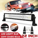 Ficha técnica e caractérísticas do produto 22 \\ '\\' Inch 720W 5D LED Barra de Luz de Trabalho Combo Offroad Driving Lamp Car Truck Boat