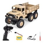 Ficha técnica e caractérísticas do produto JJRC / Q69 6WD 1/18 RC Car 2.4G Offroad Militar Remoto Truck Controle 10 kmh RTR