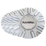 Ficha técnica e caractérísticas do produto Jogo 4 Calota Centro Miolo Roda Kr1560 Prata Emblema Kromma