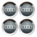 Ficha técnica e caractérísticas do produto Jogo 4 Calota Centro Roda Scorro S172 S181 Audi A8 Cromo Calota