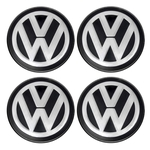 Ficha técnica e caractérísticas do produto Jogo 4 Calota Centro Roda Vw Gol Turbo 2001 com Emblema