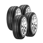 Ficha técnica e caractérísticas do produto Jogo 4 Pneus Aro 15 Pirelli P400 Evo 195/65r15 91h