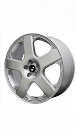 Kit 4 Rodas Aro 20x7,5 Vw Santa Monica 5X112 Prata BRW 1460