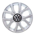 Jogo 4 Rodas Aro 14 Kr R-50 Vw Up 4x100 Prata Tala 6 Et38