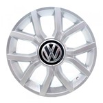 Ficha técnica e caractérísticas do produto Jogo 4 Rodas Aro 14x6 Vw UP 4X100 Prata Krmai R50