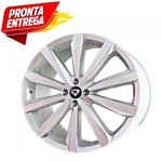 Ficha técnica e caractérísticas do produto Jogo 4 Rodas Aro 17x7 Misty Passat VR6 Volcano 4X100 Prata Et 42