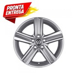 Ficha técnica e caractérísticas do produto Jogo 4 Rodas Aro 17x7 Vw Fox Highline 5x100 Prata Et40 Krmai R65