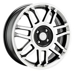 Ficha técnica e caractérísticas do produto Jogo 4 Rodas Aro 18x6 Vw Gol GT Snowflakes 4x100 BD Et42 Krmai R83