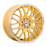 Jogo 4 Rodas Gisa 831 Aro 17 4x100/108 Tala 7,5 Gold e Diamante Et40