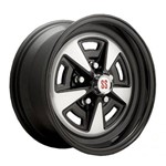 Jogo 4 Rodas Kr M-8 Opala Ss Aro 14 5x114 Tala 7 Fbd Face Black Diamond Et30