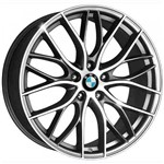 Ficha técnica e caractérísticas do produto Jogo 4 Rodas KR R-54 BMW 335i Bitu Aro 18 5x114,3 Grafite e Diamante Tala 7 ET 40