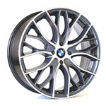 Ficha técnica e caractérísticas do produto Jogo 4 Rodas Kr R-54 Bmw 335i Biturbo Aro 20 4x100 Grafite e Diamante Tala 7,5 Et40