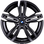 Ficha técnica e caractérísticas do produto Jogo 4 Rodas Kr R-56 Bmw M6 Aro 17 4x100 Preto e Diamante Tala 7 Et 40