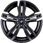 Ficha técnica e caractérísticas do produto Jogo 4 Rodas KR R-56 BMW M6 Aro 17 4X100 Preto e Diamante Tala 7 ET 40