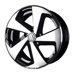 Ficha técnica e caractérísticas do produto Jogo 4 Rodas Kr R-71 Golf Gti Alemão Aro 17 4X108 Preto e Diamante Tala 7 Et 38