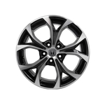 Ficha técnica e caractérísticas do produto Jogo 4 rodas KR R-29 New Civic aro 17 5X100 preto e diamante tala 7 ET 40